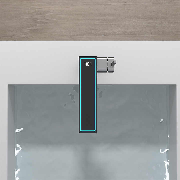 Akıllı Dijital LED Ekranlı Musluk – Sıcaklık Göstergeli Modern Banyo Bataryası