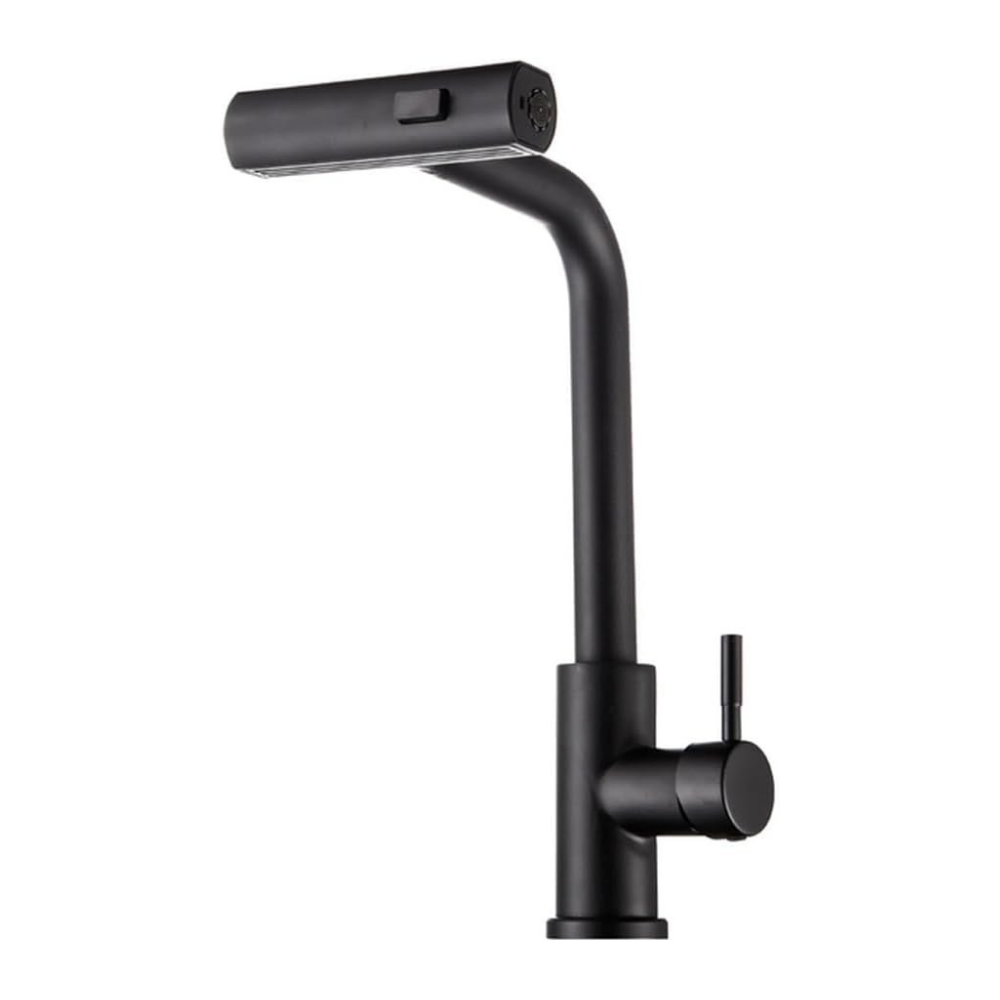 360° Döner Siyah Akrobatik Mutfak Bataryası | Modern & Kolay Montaj