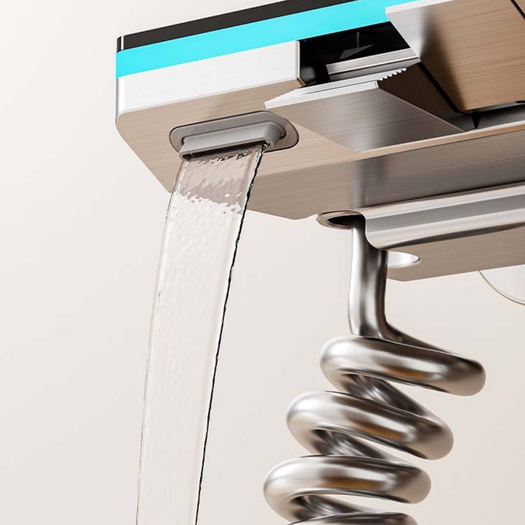 Premium Dijital Piyano Duş Seti LED Işıklı Banyo Duş Sistemi