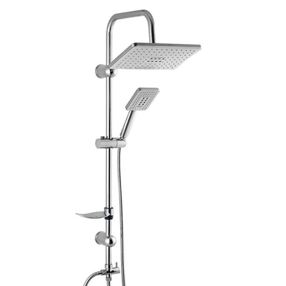 Makedonya Tepe Duş Seti | Üst & El Duşu Takımı | Yüksek Basınçlı Krom Tasarım