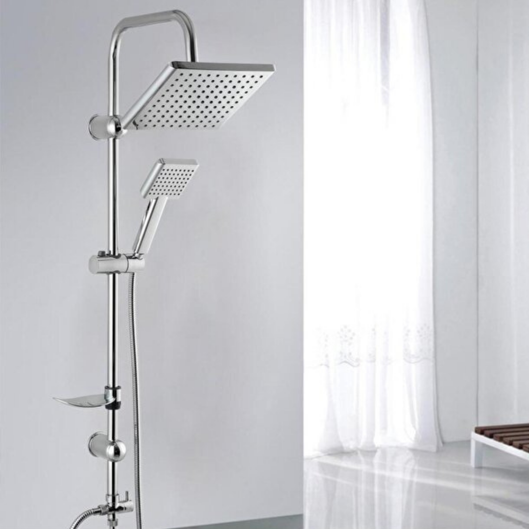 Robot Kare Duş Seti | Modern Krom Dizayn