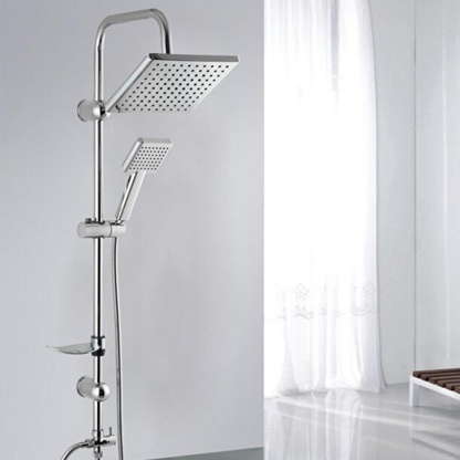 Robot Kare Duş Seti | Modern Krom Dizayn