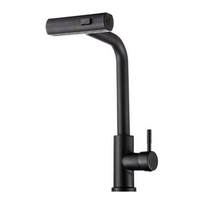 360° Döner Siyah Akrobatik Mutfak Bataryası | Modern & Kolay Montaj